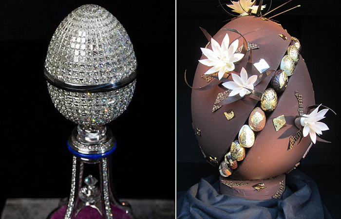Как выглядят самые дорогие пасхальные яйца: Шоколад, бриллианты и ювелирная работа драгоценности,интересное,пасхальные яйца