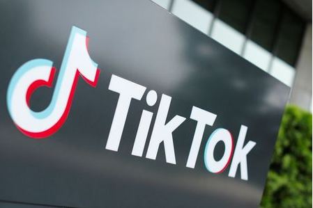 The TikTok logo is pictured outside the company's U.S. head office in Culver City, California, U.S., September 15, 2020. REUTERS/Mike Blake