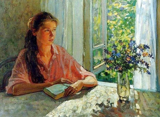 Художник Марина Чулович. Счастье – это так просто художника, Марины, школу, советского, Викторовны, Марина, Викторовна, Чулович, Москве,  Дары, яблокиВ, Портрет, охотыБелые, тихой, домеТрофеи, дедушкином, коллекциях, Чулович РазговорЗолотые, рубежом Картины, России