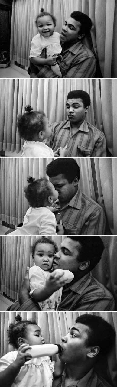 Ali With Daughter Maryum. February 1970