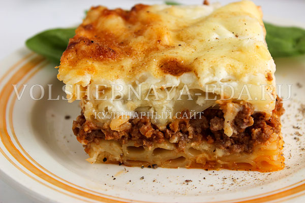 Пастицио греческая кухня,запеканки,кулинария,мясные блюда,фарш