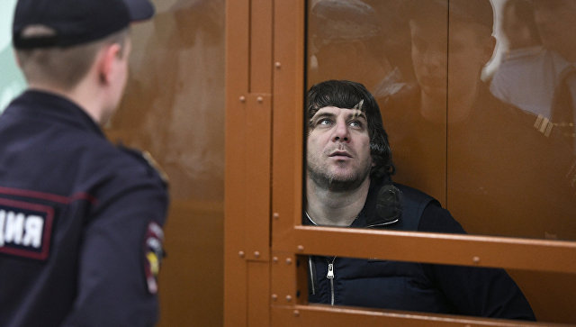 Темирлан Эскерханов в суде во время обсуждения вердикта по делу об убийстве Бориса Немцова. Архивное фото
