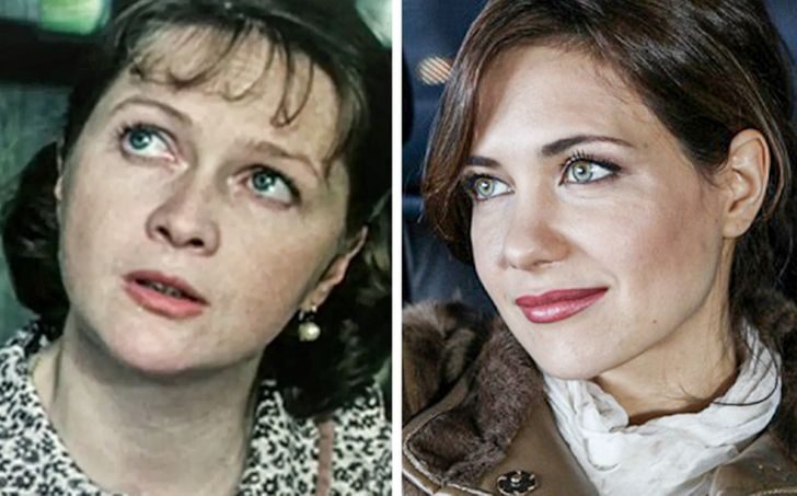 Как выглядели советские и современные актрисы в одном и том же возрасте