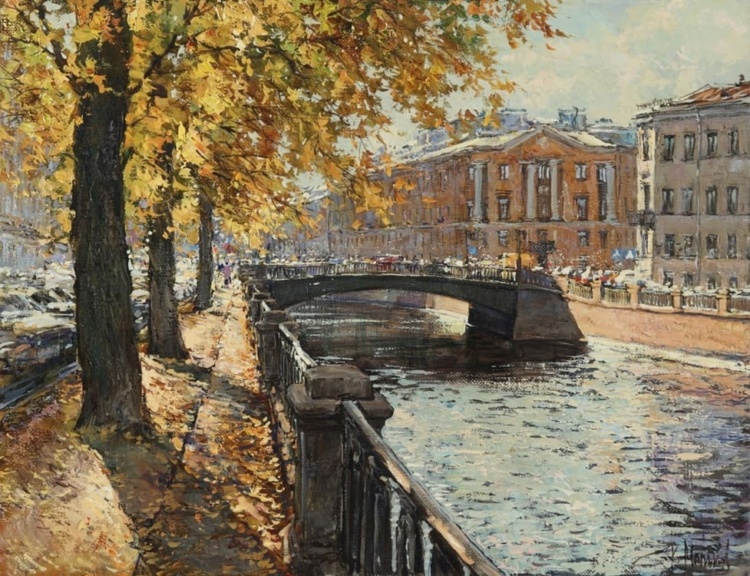 Художник Кирилл Мальков. Каналы и мосты Петербурга