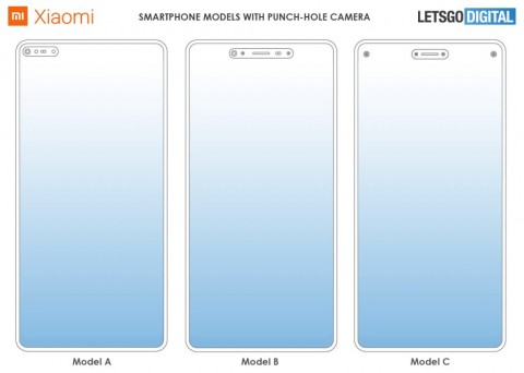 Xiaomi запатентовала сразу 19 вариантов безрамочного смартфона смартфоны