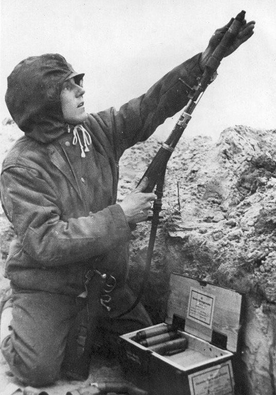 Использование трофейных немецких винтовок и автоматов в СССР оружие