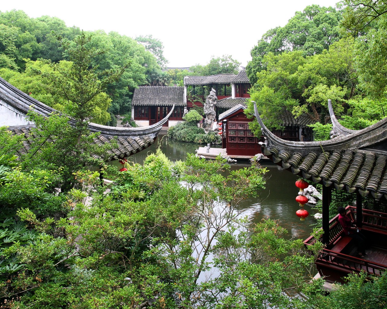 Классические пейзажные сады Сучжоу в городе Сучжоу