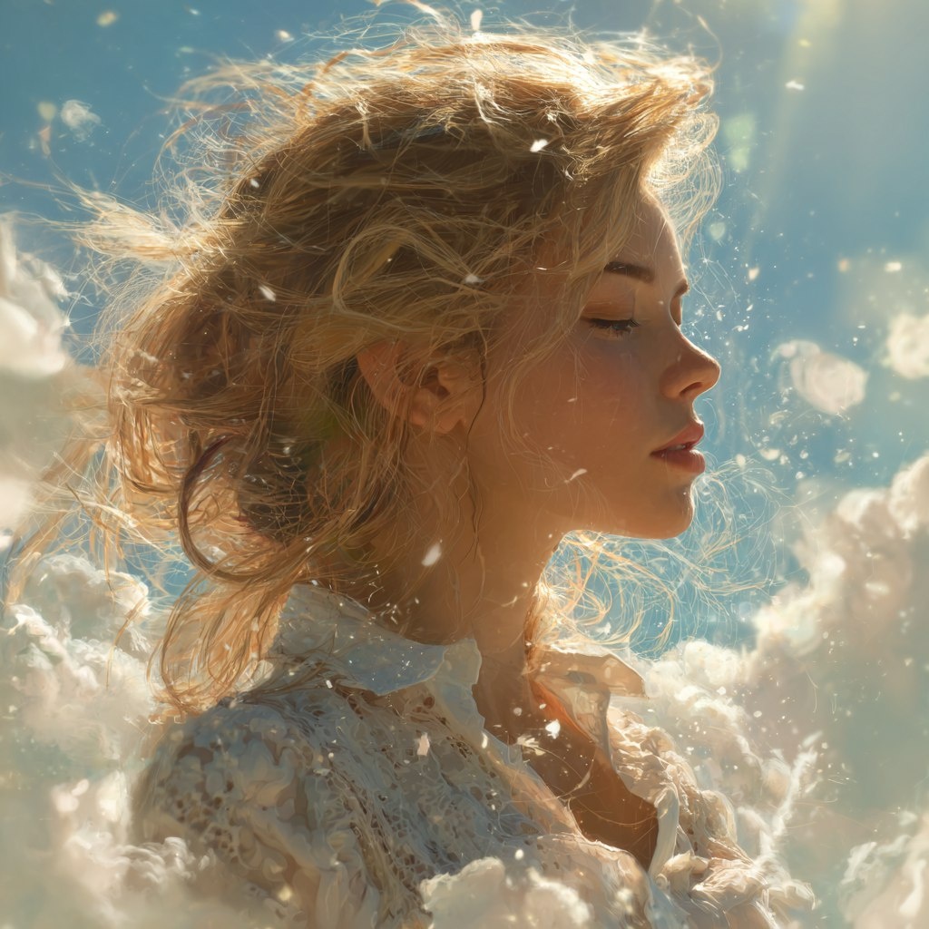 Прекрасного настроения и светлых мыслей! Моя фантазия с помощью нейросетей