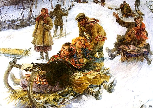 Семь главных зимних русских развлечений деревянные, коньки, правил, времен, санки, редко, ледяные, делали, весьма, правилам, самых, знамя, обычно, ногах, такие, целые, команде, только, садились, снежки