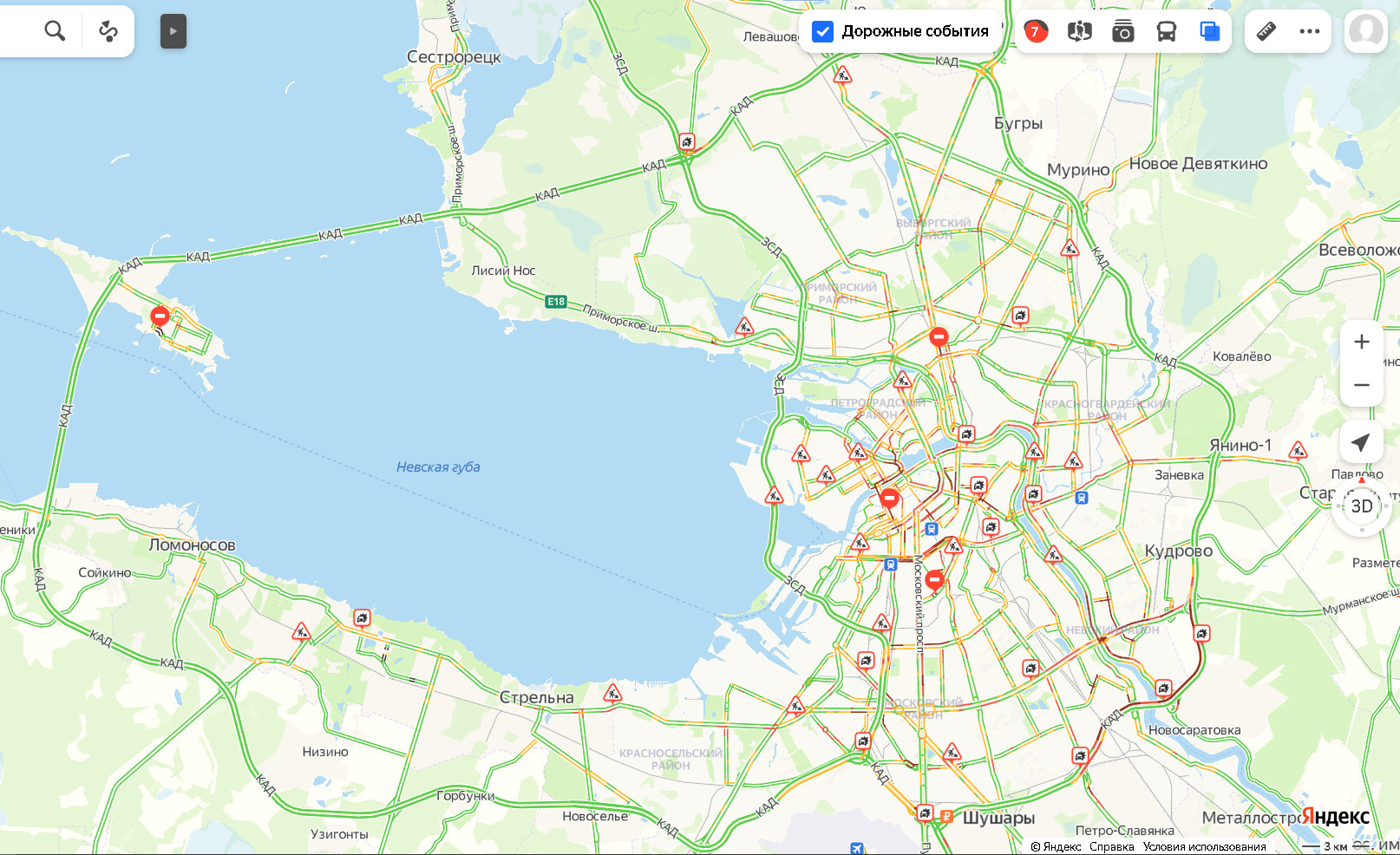 Бомбоубежища в спб карта