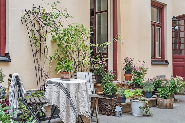 Квартира 42 кв.м. с чудесной террасой Квартира 42 кв.м. с чудесной террасой дизайн,квартира