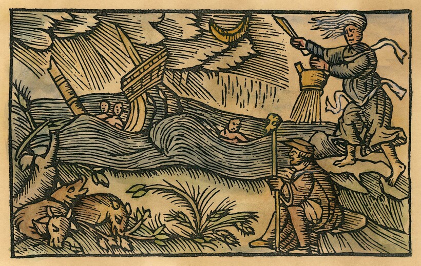 Рисунок из книги Olaus Magnus, Gothus. Historiade gentibus septentrionalibus /Olaus Magnus. Romae, 1555.