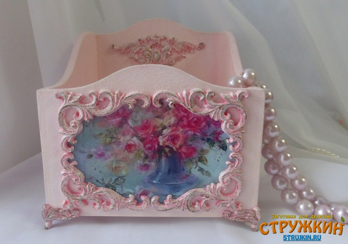 Хотите себе такую миленькую вещицу в стиле рококо? Мастер-класс декупаж,домашний очаг,,поделки,рукоделие,своими руками