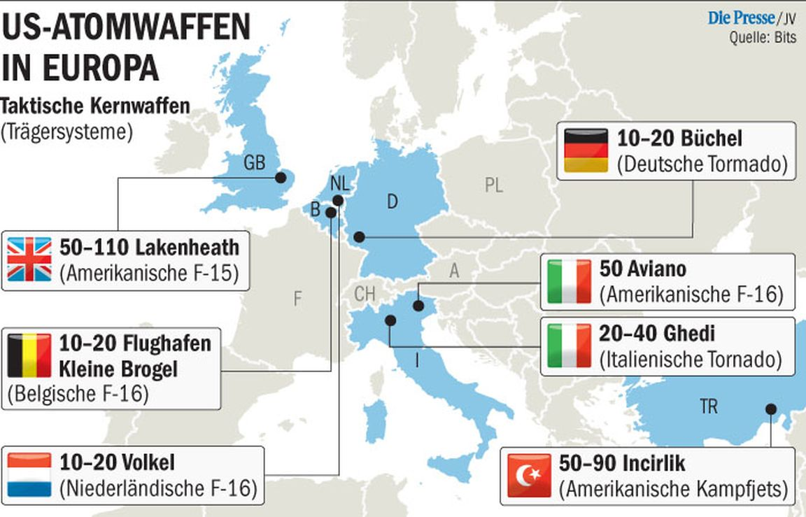 Название ядерного оружия сша. Ядерное оружие США В Европе карта размещения. Карта размещения ядерного оружия НАТО В Европе. Где размещено ядерное оружие НАТО карта. Расположение ядерного оружия США.