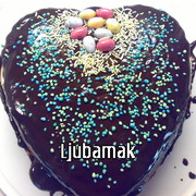 Шоколадный торт с начинкой