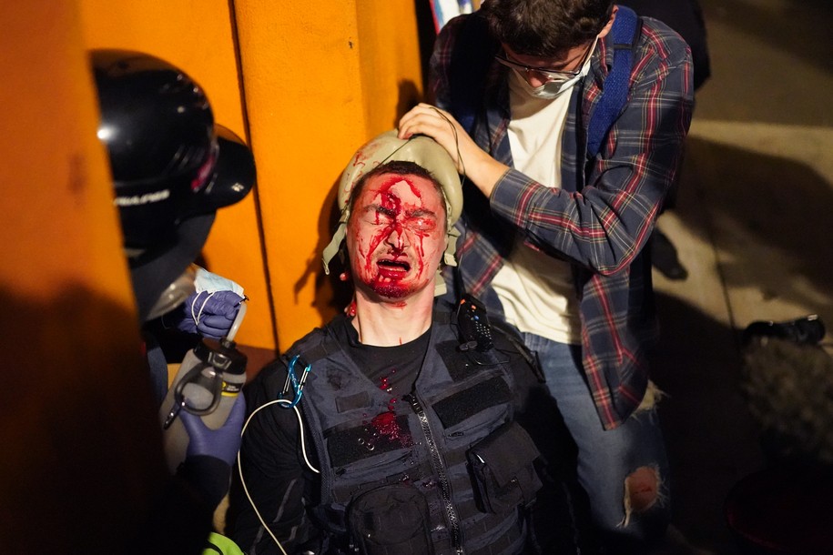 Протесты в Портленде 23-24 июля Протесты в Портленде 23-24 июля