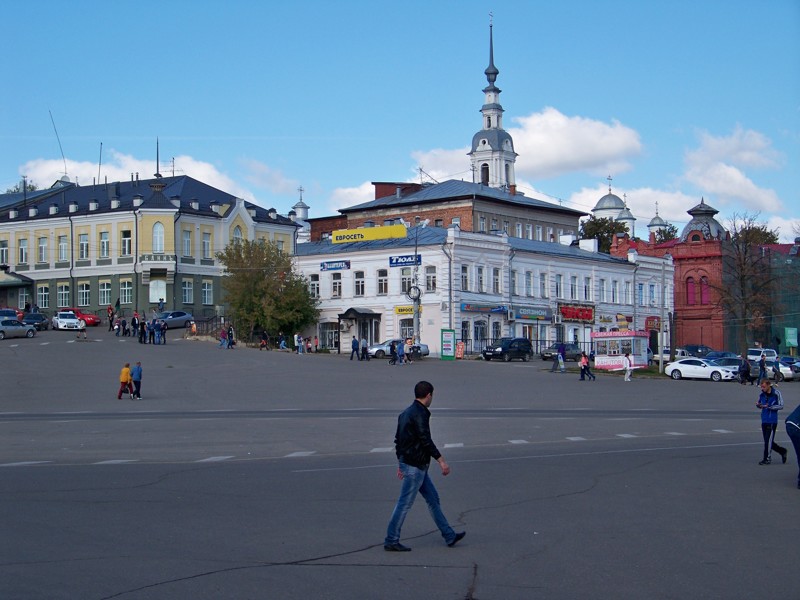 Площадь Революции Города России, ивановская область, кинешма, красивые места, пейзажи, путешествия, россия