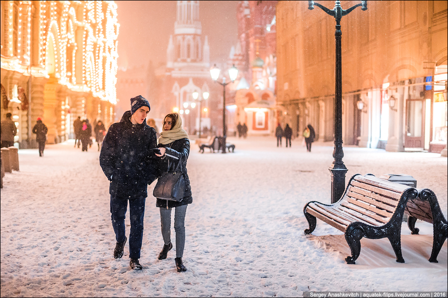 Зимняя сказка в Москве