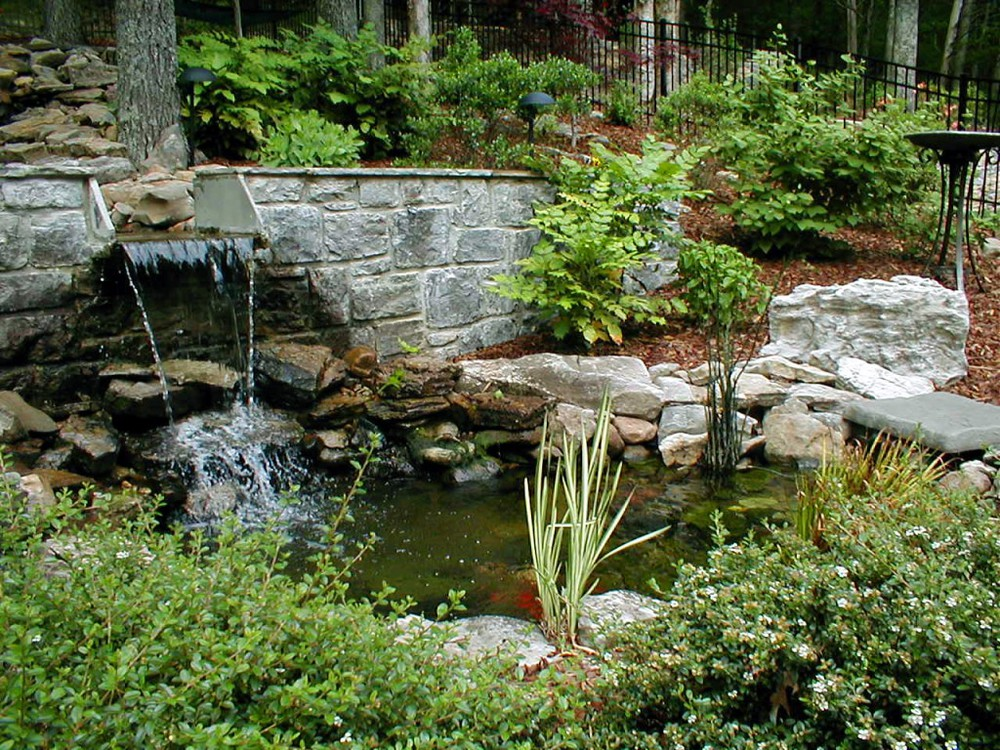 Делаем водопад из цемента для украшения садового участка своими руками декор,для дома и дачи,ландшафтный дизайн