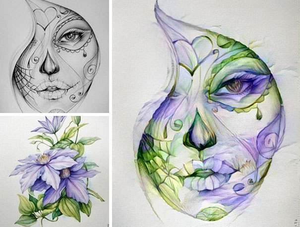 удивительные коллажи из случайных фотографий, нейронная сеть