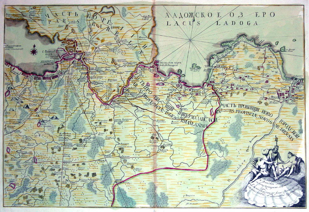 Старая карта ленобласти