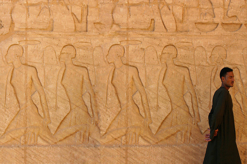 Фрески в Великом Храме Абу Симбела, Египет красота, путешествия, фото