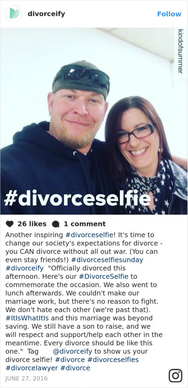 Divorce Selfie