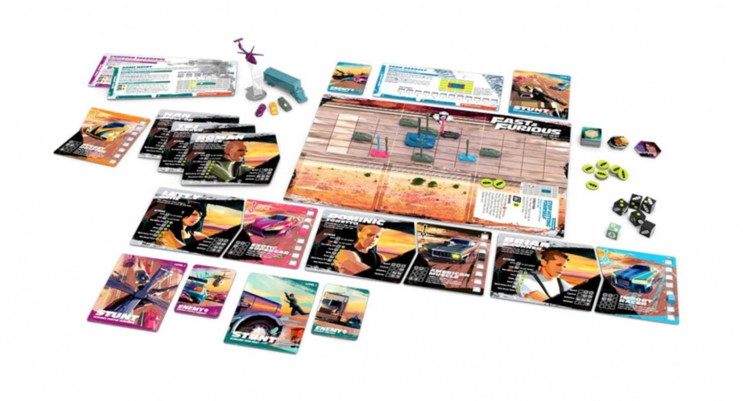 В продаже появилась настольная игра Форсаж: «Ограбление на шоссе»