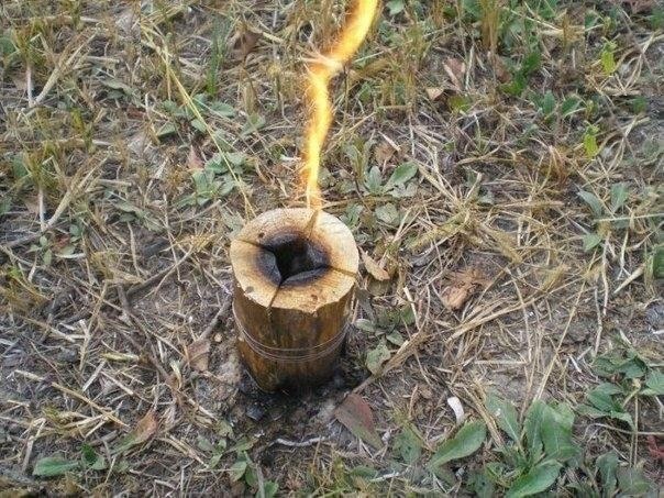 Делаем своими руками финскую свечу Делаем своими руками финскую свечу дерево,поделки,самоделки,своими руками,сделай сам,умелые руки