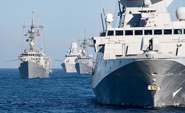 Корабли НАТО, вошедшие для учений в Черное море