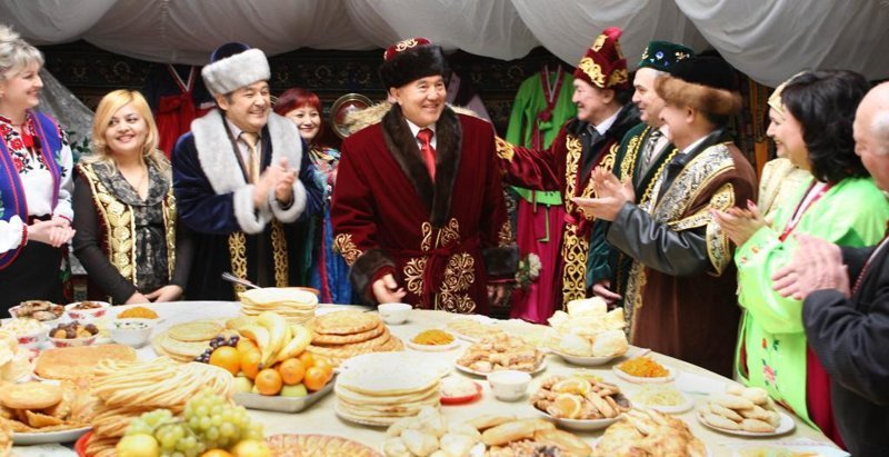 9. Назарбаев празднует Наурыз еда глав государств, президенты, россия, ужин с президентом, фото