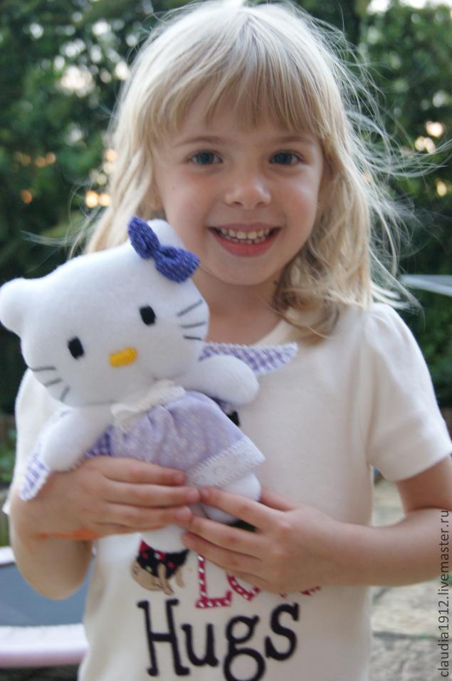 Создание мягкой игрушки - Hello Kitty ангел Создание мягкой игрушки - Hello Kitty ангел игрушки