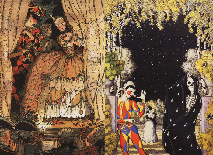 Утончённое рококо, хрупкие пастушки и арлекины на картинах русского художника-эстета Константина Сомова Утончённое рококо, хрупкие пастушки и арлекины на картинах русского художника-эстета Константина Сомова