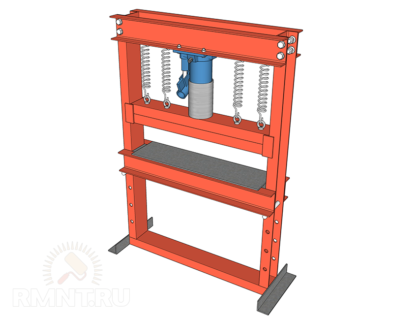 Самодельный пресс из домкрата своими руками