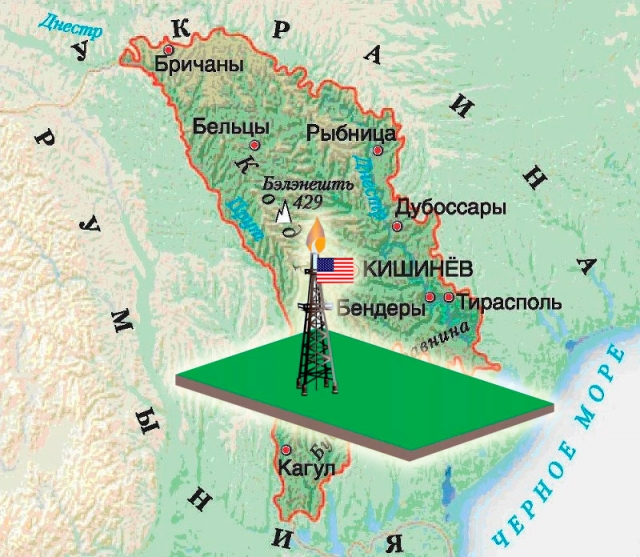 Молдова бельцы карта