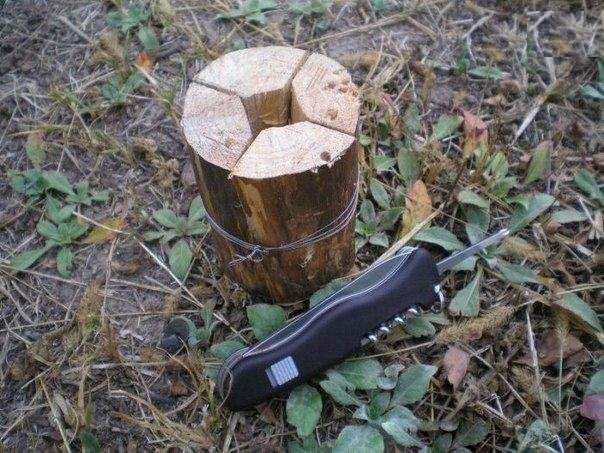 Делаем своими руками финскую свечу Делаем своими руками финскую свечу дерево,поделки,самоделки,своими руками,сделай сам,умелые руки