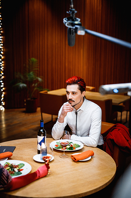 Надежда Михалкова, Агата Муцениеце, Дима Билан и другие на съемках новогодней короткометражки в Москве Надежда Михалкова, Агата Муцениеце, Дима Билан и другие на съемках новогодней короткометражки в Москве Кино