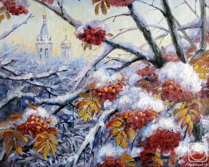ХУДОЖНИК РОДИОНОВ ИГОРЬ.| ПЕРВЫЙ СНЕГ В ОКТЯБРЕ ВНОВЬ МНЕ ДУШУ ВСТРЕВОЖИЛ... 