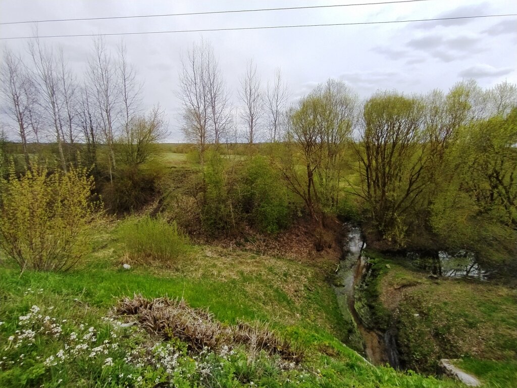 Речушка Свинец протекающая у основы городища и впадающая в Днепр