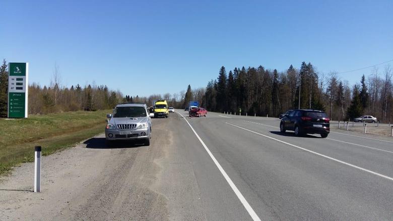 Три человека получили травмы в ДТП на трассе в Карелии