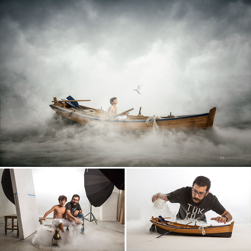 он снимает игрушки в удивительных сюжетах