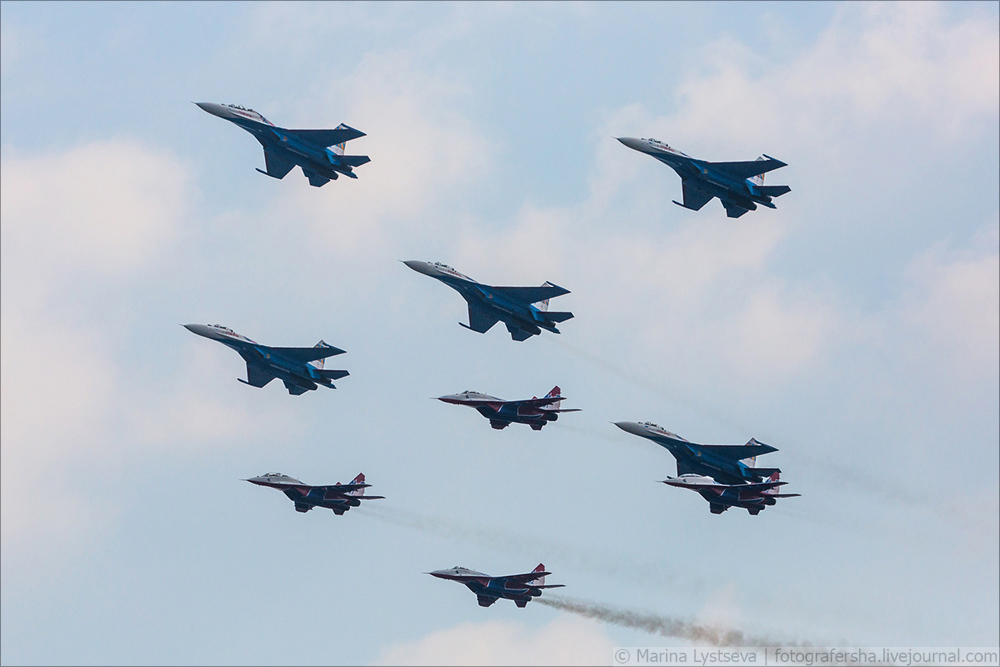 Русские витязи и Стрижи на China Airshow 2016