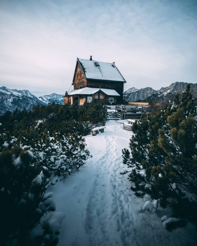 Сказочная зимняя Австрия на фото