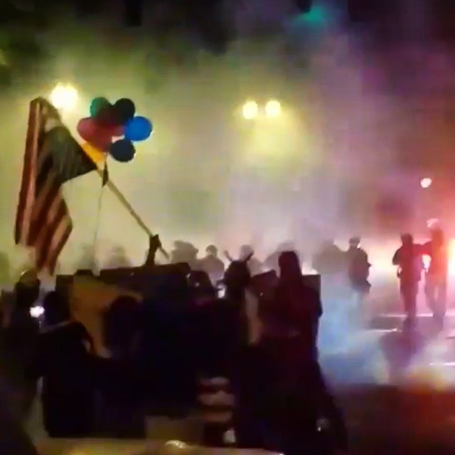 Протесты в Портленде 23-24 июля Протесты в Портленде 23-24 июля