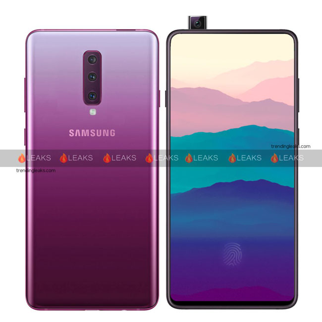 Samsung Galaxy A90 с выдвигающейся камерой появился на рендере новости