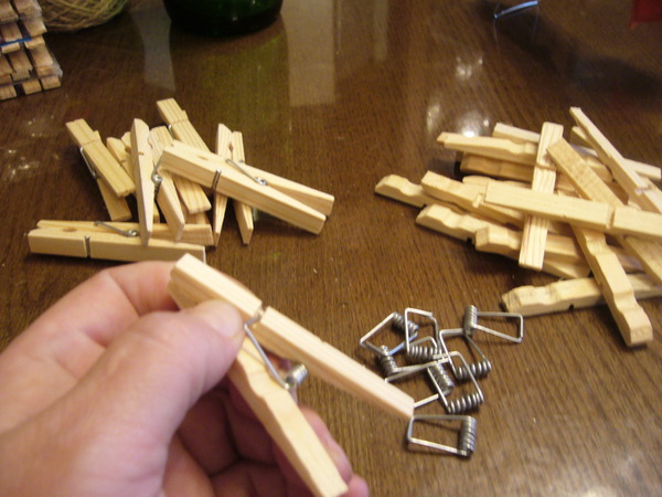 Идеи декора из прищепок из прищепок