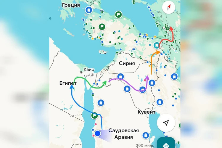 Обратный путь пройдет по другому маршруту. Фото: предоставлено героем публикации
