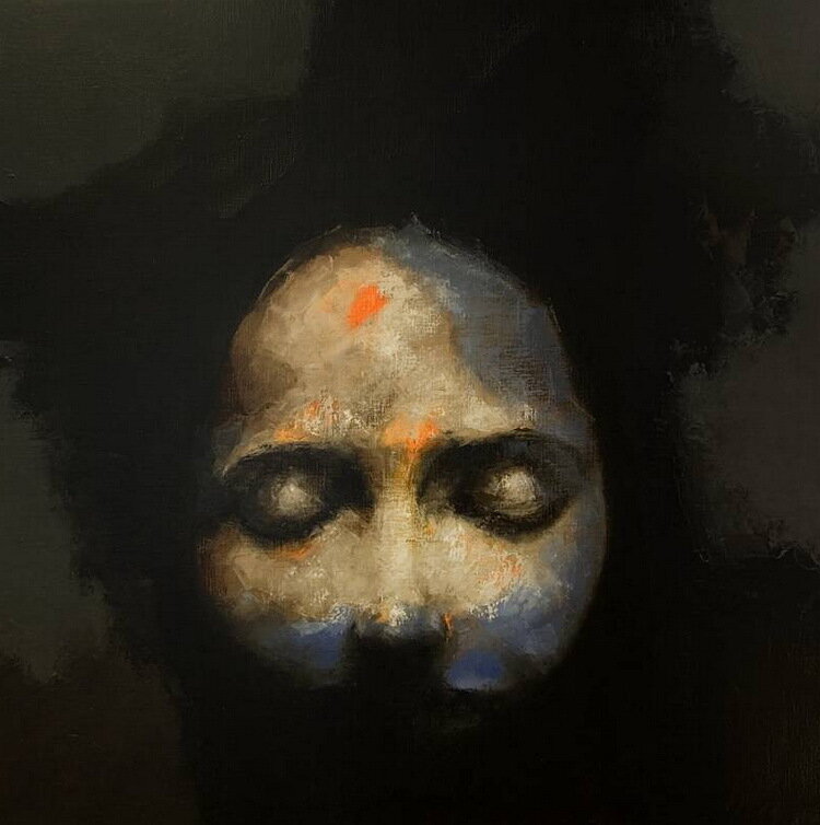 На магнетическом сеансе. Антон Павлович Чехов и художник Владимир Рябчиков Живопись