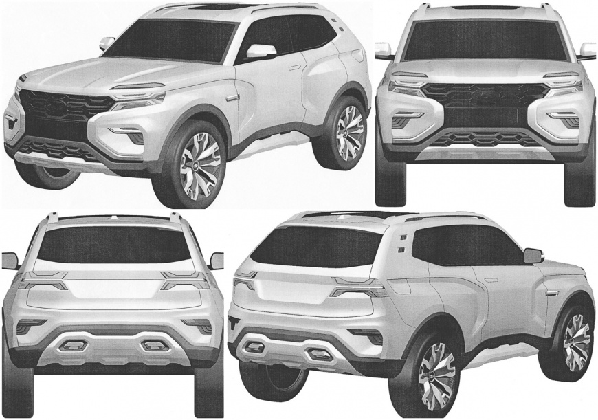 Решено: дизайн новой LADA 4x4 запатентован Решено: дизайн новой LADA 4x4 запатентован марки и модели,новые модели