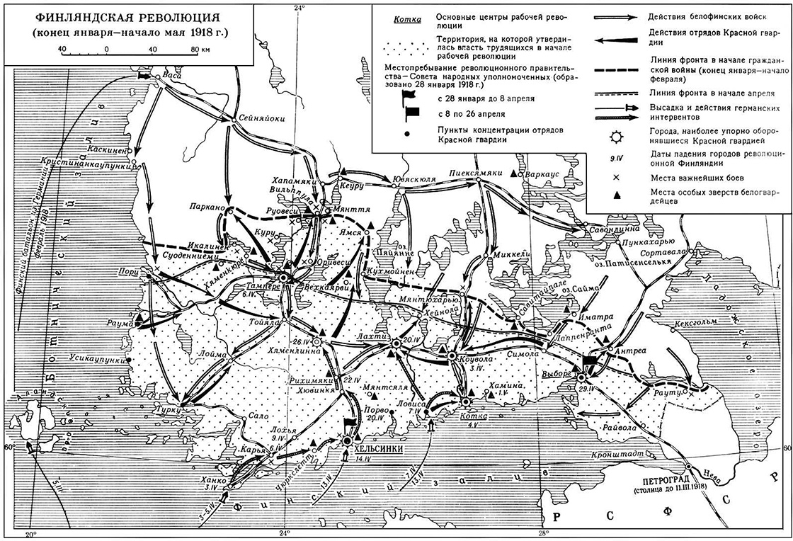 гражданская война в финляндии 1918